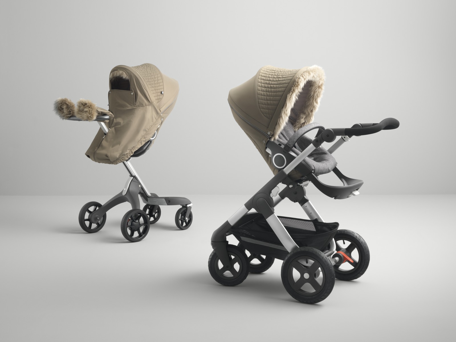 Stokke&reg; Stroller Winter Kit, Bronze Brown. Stokke&reg; Xplory&reg; & Stokke&reg; Trailz&trade; with seat.